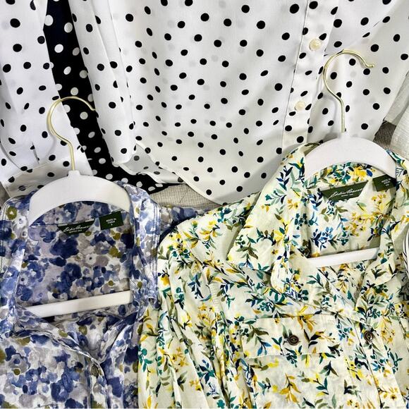 Women’s Blouses, Ann Taylor, Eddie Bauer bundle of 6 - Picture 2 of 4